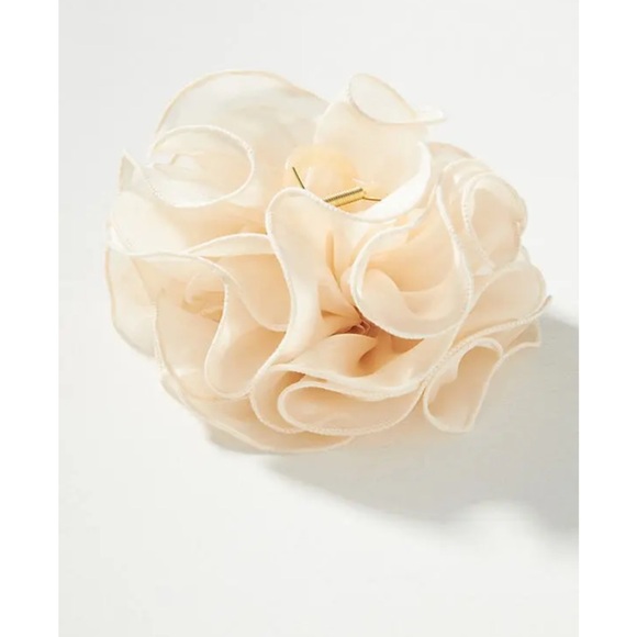 Chiffon Rosette Hair Claw - Picture 3 of 4